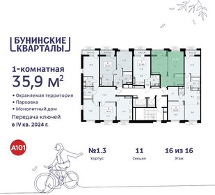 36 м², 1-комнатная квартира 9 550 000 ₽ - изображение 95