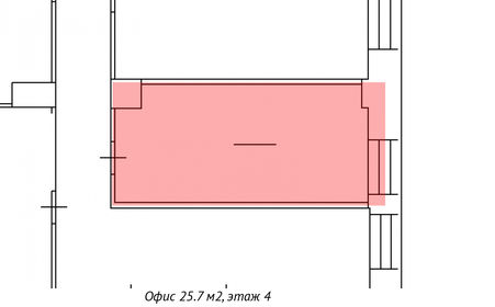 23,5 м², офис 25 850 ₽ в месяц - изображение 44