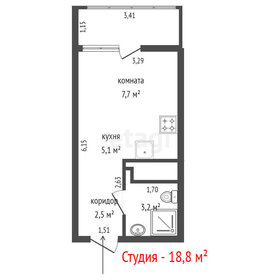 Квартира 18,8 м², студия - изображение 2