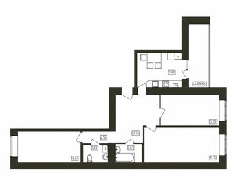 93,5 м², 2-комнатная квартира 10 500 000 ₽ - изображение 72