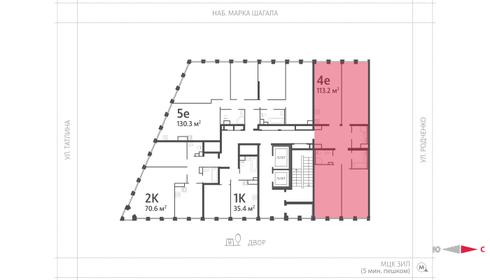 109,6 м², 3-комнатная квартира 60 378 200 ₽ - изображение 42