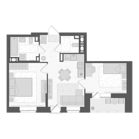 Квартира 48,2 м², 2-комнатная - изображение 3