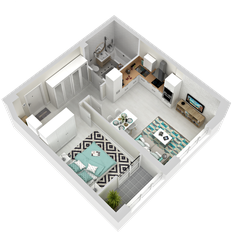 Квартира 46,6 м², 1-комнатная - изображение 5