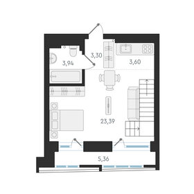 52,3 м², 2-комнатная квартира 12 400 000 ₽ - изображение 13