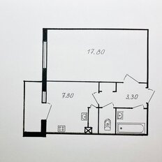 Квартира 33,5 м², 1-комнатная - изображение 2