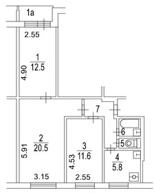 72,2 м², 3-комнатная квартира 13 950 000 ₽ - изображение 91