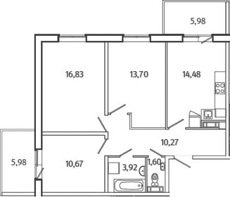 81,2 м², 3-комнатная квартира 15 935 000 ₽ - изображение 38