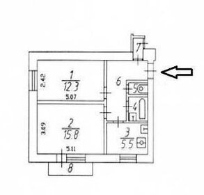 Квартира 44,6 м², 2-комнатная - изображение 5