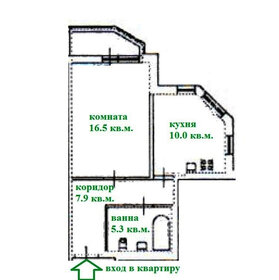 Квартира 39,7 м², 1-комнатная - изображение 1