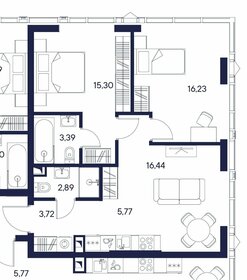 40 м², 1-комнатная квартира 3 350 000 ₽ - изображение 47