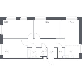 Квартира 97,9 м², 3-комнатная - изображение 1