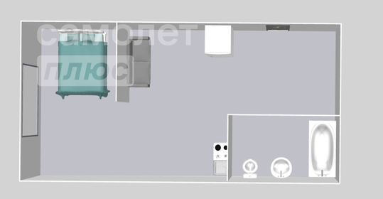 Квартира 26,5 м², студия - изображение 2