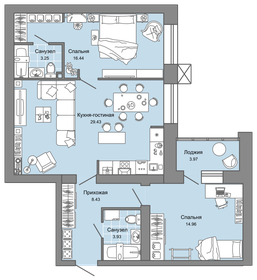 93 м², 4-комнатная квартира 7 200 000 ₽ - изображение 6