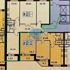 Квартира 89,2 м², 3-комнатная - изображение 2