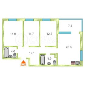 Квартира 83 м², 3-комнатная - изображение 1