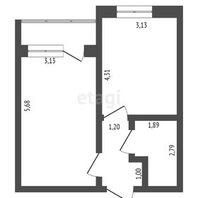 Квартира 39,6 м², 1-комнатная - изображение 1