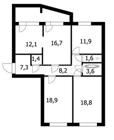 135,3 м², 4-комнатная квартира 13 500 000 ₽ - изображение 105