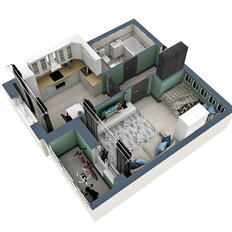Квартира 38 м², 1-комнатная - изображение 2