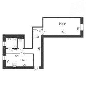 37,1 м², 1-комнатная квартира 8 600 000 ₽ - изображение 137