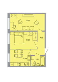 57,5 м², 2-комнатная квартира 8 300 000 ₽ - изображение 102