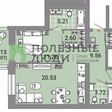 Квартира 71,6 м², 2-комнатная - изображение 2