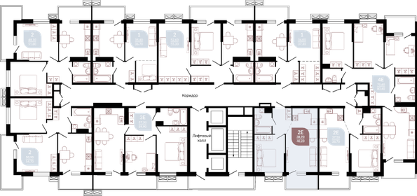 41,6 м², 1-комнатная квартира 4 900 000 ₽ - изображение 64