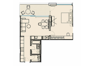 73,6 м², 2-комнатные апартаменты 132 480 000 ₽ - изображение 22