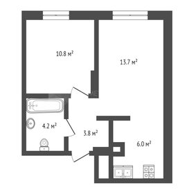 Квартира 38,5 м², 1-комнатная - изображение 1