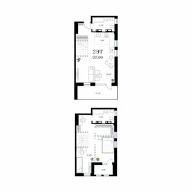 Квартира 97,1 м², 3-комнатная - изображение 1