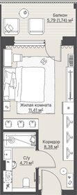 Квартира 26,2 м², 1-комнатные - изображение 2