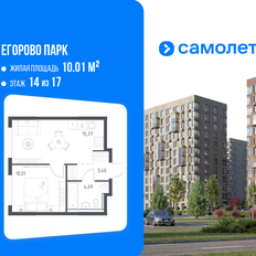 Квартира 32,9 м², 1-комнатная - изображение 2