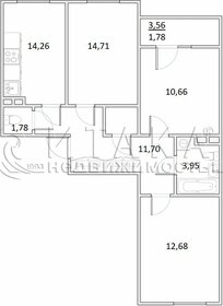 Квартира 73,1 м², 3-комнатная - изображение 1