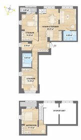 Квартира 107,2 м², 3-комнатная - изображение 1