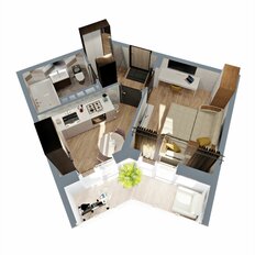 Квартира 35,1 м², 1-комнатная - изображение 4