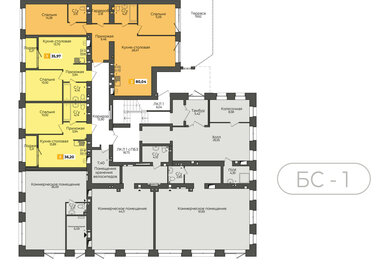 34,5 м², 1-комнатная квартира 4 331 269 ₽ - изображение 48