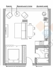 Квартира 45 м², 1-комнатная - изображение 1