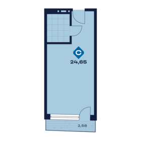 25,4 м², гостиница - изображение 4