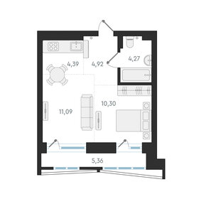 88,4 м², 3-комнатная квартира 6 900 000 ₽ - изображение 79