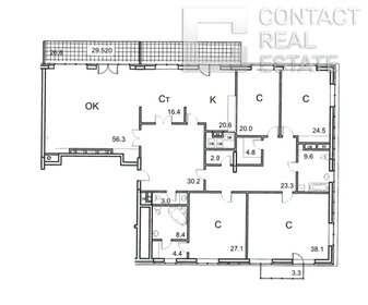 Квартира 288,8 м², 5-комнатная - изображение 5