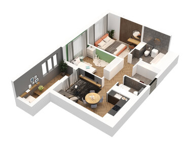 Квартира 58,5 м², 2-комнатная - изображение 2