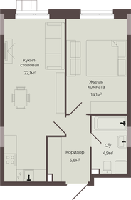 30 м², 1-комнатная квартира 4 000 000 ₽ - изображение 64