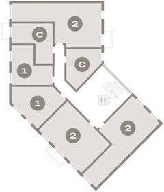 Квартира 34,2 м², студия - изображение 2