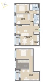 Квартира 116,7 м², 3-комнатная - изображение 1