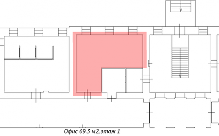 69,7 м², офис 55 063 ₽ в месяц - изображение 57