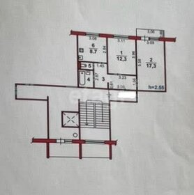 54,9 м², 2-комнатная квартира 5 650 000 ₽ - изображение 113