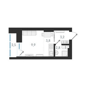 29,5 м², квартира-студия 4 800 000 ₽ - изображение 49