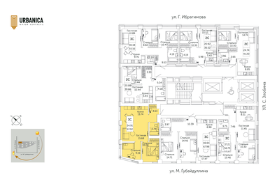 Квартира 57,1 м², 3-комнатная - изображение 2