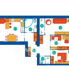 Квартира 89,3 м², 3-комнатная - изображение 4