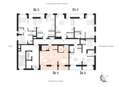 72,5 м², 3-комнатная квартира 11 380 000 ₽ - изображение 81