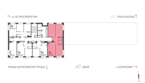 84,5 м², 3-комнатная квартира 30 934 520 ₽ - изображение 32